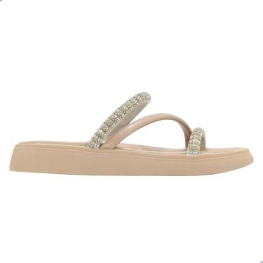 Imagem de Tamanco Moleca Cristal/Peach/Nude