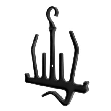 Imagem de YIJU Cabide de roupa de mergulho, cabide de surf, rack de armazenamento multiuso, organizador para capuzes pequenos de roupa de mergulho, preto