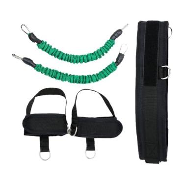 Imagem de Dynwave Conjunto de faixas de resistência para boxe, equipamento de treino, treino para boxe, futebol, yoga, artes marciais, verde 40 libras