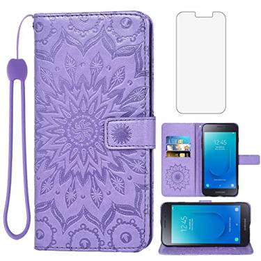 Imagem de Capa de telefone para Samsung Galaxy J2 Pure J2 Core J 2 Dash 2J Shine Capa carteira com protetor de tela de vidro temperado Slim Flip Cover Card Cell J2Core J2Dash J2Pure J2Shine SM-J260A J260A