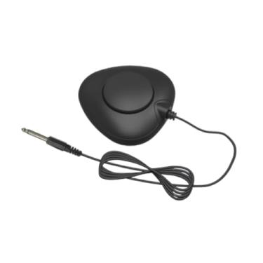 Imagem de UGPLM Pedal de sustentação Pedal de pé único Sintetizador Controlador de pedal Conjunto de bateria Pedal de pé para órgão eletrônico Piano elétrico, 6.5 Mm