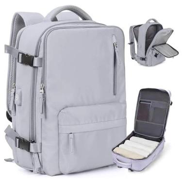 Imagem de Mochila Impermeavel Porta Notebook Acolchoada Saida Usb Porta Tenis La