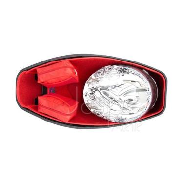 Imagem de Forração Honda Pcx 150 Forro Premium Baú 16 17 18 Vermelho - Jaspe Ate