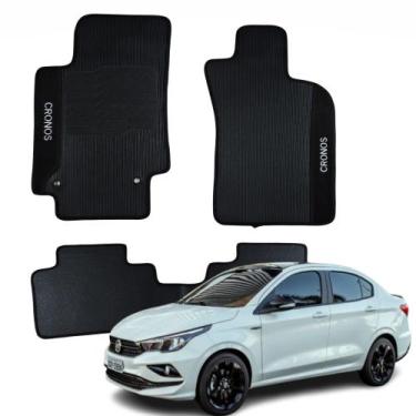 Imagem de Tapete Emborrachado Personalizado Veículos Cronos 2018 a 2023 - V6387 