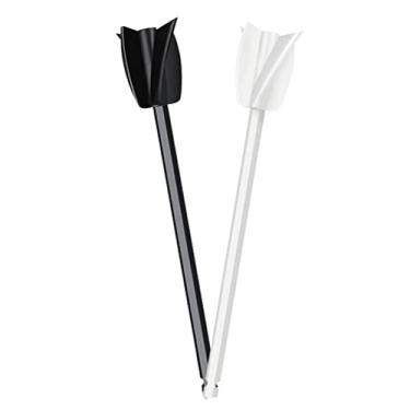 Imagem de Pás Misturadoras de Resina Reutilizáveis ​​eficientes para Broca Com Agitador de Tinta Bidirecional para Mistura de Tinta (WHITE #99)