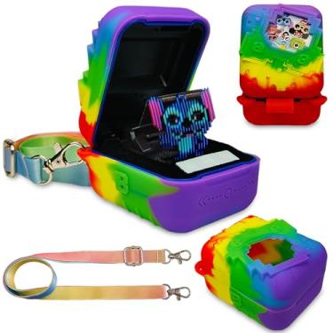 Imagem de JCHPINE Silicone Cover Case for Bitzee Disney Interactive Toy Digital Pet and Case, Protective Skin Sleeve for Bitzee Disney Virtual Electronic Pets (Multicolor)