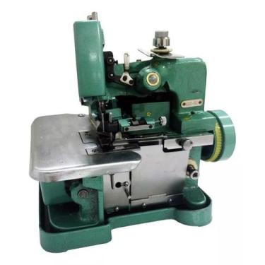 Imagem de Overloque Semi Industrial Portátil Motor Acoplado - gemsy, Verde, 110V