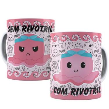 Imagem de Canecas de Porcelana Branca Personalizadas Polvo do Humor - Estampa Su