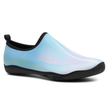Imagem de Sapatilha Aquática Híbrida Neoprene  Antiderrapante Praia Pesca Cachoe