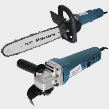 Imagem de Esmerilhadeira 1100W 110v + Adaptador esmeril. - Sa, Songle, Nakazaki 