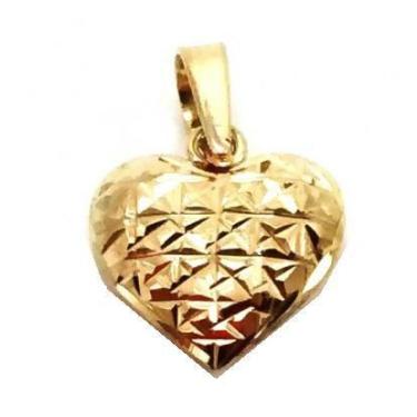 Imagem de Pingente de ouro 18k Coração Diamantado - Elegancy Joias
