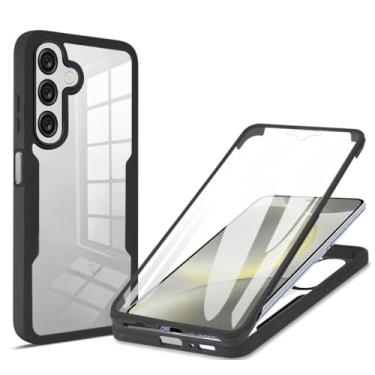 Imagem de Capa compatível com Samsung Galaxy A16, capa com protetor de tela integrado compatível com Samsung SM-A166P/DS Galaxy A16 5G / SM-A166E/DS SM-A166B/DS SM-A166P capa preta