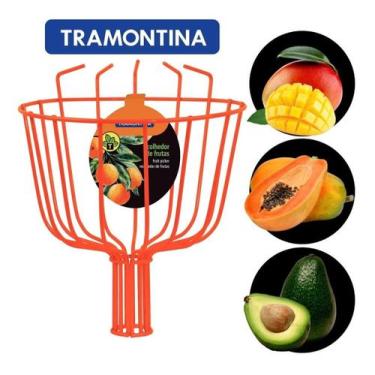 Imagem de Apanhador Frutas Grande Tramontina S/cabo Aço Pega Abacate