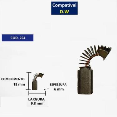 Imagem de Escova CARVAO C224G Serra MARMore DEWALT 861 - carbonpecas