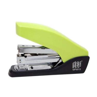 Imagem de Grampeador Pequeno Light Force Yes Verde 24/6 24/8 Mola Resistente Ret