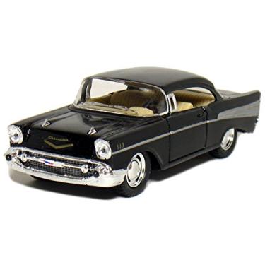 Imagem de KiNSMART 5" 1957 Chevy Bel Air Coupe escala 1:40 (preto)