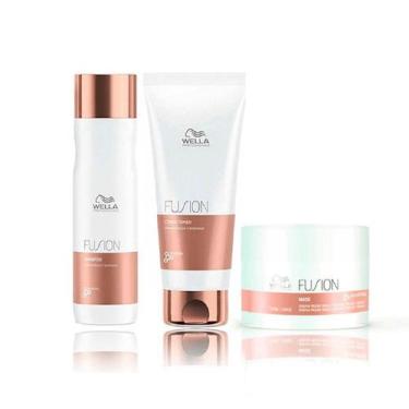 Imagem de Kit Shampoo, Cond e Máscara Fusion - Wella - Wella Professionals