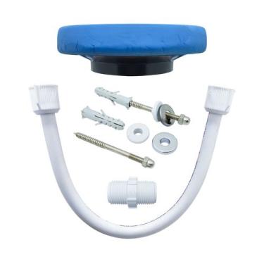 Imagem de Kit Instalação Anel de Vedação Completa Vaso Sanitário Caixa Acoplada 