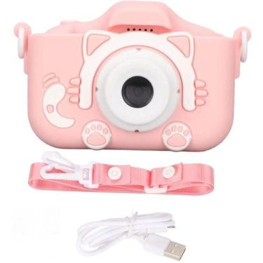 Imagem de Mini Câmera Digital Infantil Filmadora De Vídeo Cabo USB Com Visor Fot