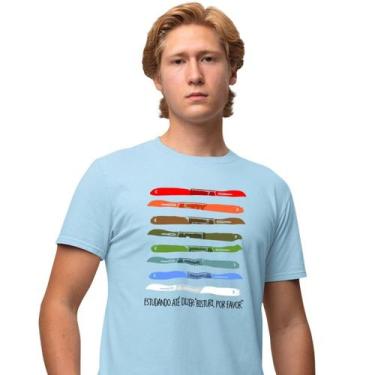 Imagem de Camisa Camiseta Masculina Estampada Bisturi por Favor 100% Algodão Fio