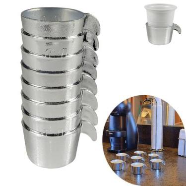 Imagem de Conjunto Copete 8 Porta Copos Descartavel Cantinho Cafe Plastico Croma
