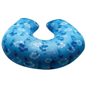 Imagem de Almofada de Amamentação Sapeca Kids Estampada, Azul