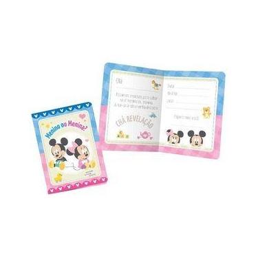 Imagem de Convite Pequeno Baby Disney Para Festa Chá Revelação 8 Un Regina Festa