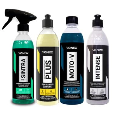 Imagem de Kit Lavagem Automotiva Moto-V - Carnaúba Plus - Sintra - Intense 500ml Vonixx