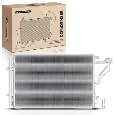 Imagem de A-Premium Condensador A/C de ar condicionado compatível com Hyundai Elantra 2014-2016, Elantra Coupe 2014, Elantra GT 2016-2017 e Kia Forte Koup Forte5, substituição # 4519, 976063X600