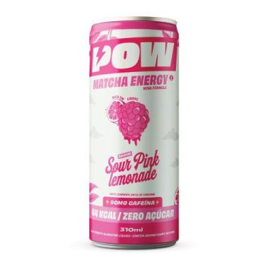 Imagem de Energético Pow Matcha Energy Sabor Sour Pink Lemonade Zero Açúcar 310m