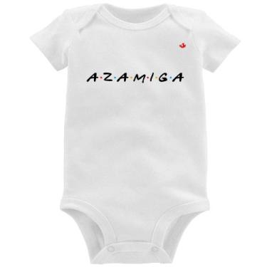 Imagem de Body Bebê Azamiga - Foca na Moda, Branco, G