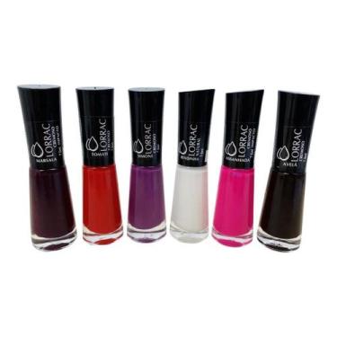 Imagem de Esmaltes Atacado Kit Profissional Unhas Lorrac Cores Lindas MANICURE T