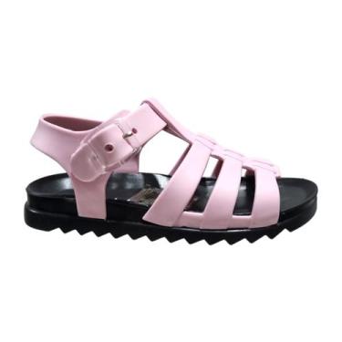 Imagem de Sandália Babuche Menina Inf. Criança Bebê Ind. De 1 a 2 Anos - VZT, Ro