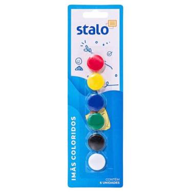 Imagem de Imãs Coloridos 6 Unidades STALO