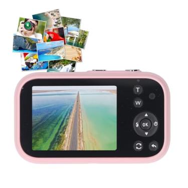 Imagem de Câmera Fotográfica Digital Com 48 MP e FHD 1080P, Zoom Digital 16x, 11 Filtros, 3 Jogos, Câmera de Vlogging para Crianças, Adultos e Todos, para Uso Interno e Externo (Rosado)