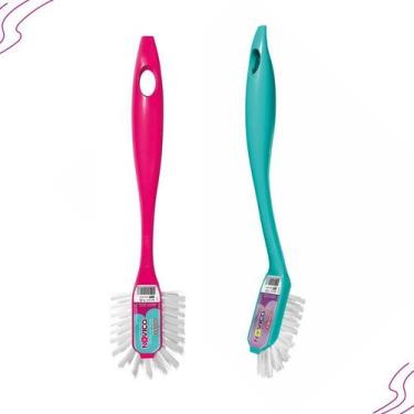 Imagem de Kit 2 Escova Noviça Longo Alcance E Cantos Multiuso Limpeza - Bettanin