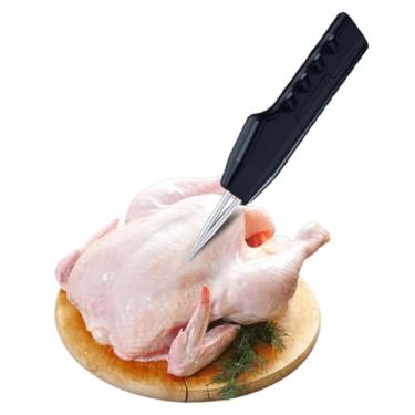 Imagem de Depenador de frango elétrico, depenador de penas de frango | Máquina portátil de depenar frango,Removedor de penas de frango recarregável com alça ergonômica para remoção de penas de frango, pato, pás