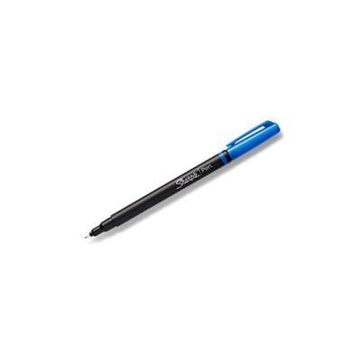 Imagem de Caneta de ponta de plástico Sharpie, 12 unidades (ponta fina, preta)