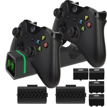 Imagem de Duo-Carregador de Controlador Compatível com Xbox Series X|S/Xbox One, Estação de Carre...