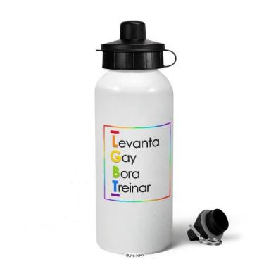 Imagem de Garrafa Squeeze MQ - LGBT Levanta Gay - JPS INFO