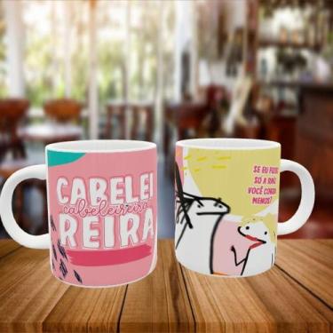 Imagem de Caneca Personalizada Flork Profissão Cabeleireira - PrintPaint