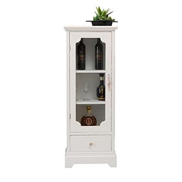 Imagem de LICONG-2020 Armário de vinho moderno e minimalista, armário de armazenamento de madeira multifuncional para bar de vinhos e decoração de casa, um armário para armazenar bebidas alcoólicas