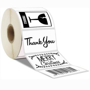 Imagem de Etiquetas Térmicas Joatuxul 60x30mm - 1000 Etiquetas por Rolo (Brancas