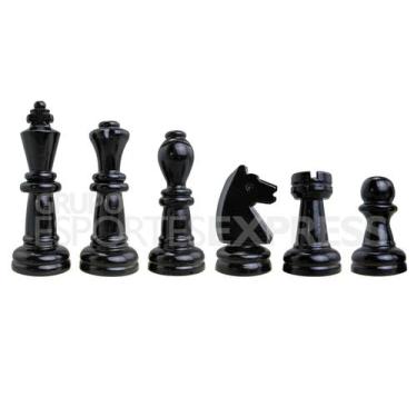 Imagem de Peças para Jogo de Xadrez  Oficial em Madeira - Cód. 119 - BOTTICELLI