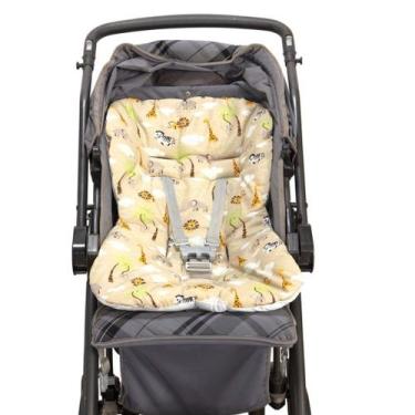 Imagem de Capa para Carrinho de Bebe - Laura Baby, Safari Caqui