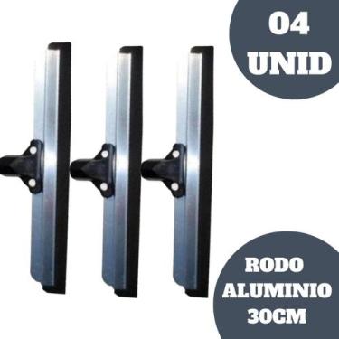 Imagem de KIT 04 Rodo Todo Em Alumínio 30cm Duplo Cores