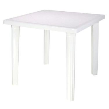 Imagem de Mesa Tramontina Sancho Em Polipropileno Branco Tramontina