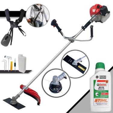 Imagem de Roçadeira Anmax CG520P-TB 52CC 10.000RPM 2,2HP + Óleo Stihl