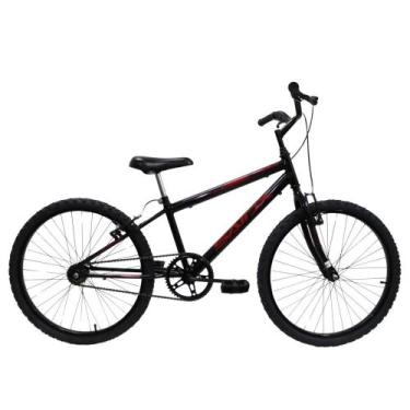 Imagem de  Bicicleta Aro 24 mono Bike Infantil Saidx Premium, Preto, Verme