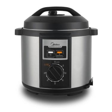Imagem de Panela Elétrica de Pressão Midea 6L Inox PPB72 Panela Elétrica de Pressão Midea 6L Inox PPB71 - 127V